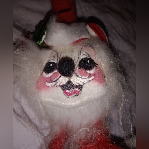 Vintage Annalee 1970 Santa Mouse Posable Doll 8" Tall Christmas - Picture 2 of 10